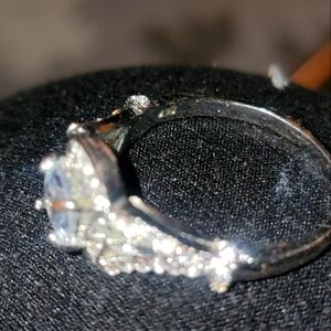 Jewelry cubic zirconium/ Sterling silver silver .925 size 8
